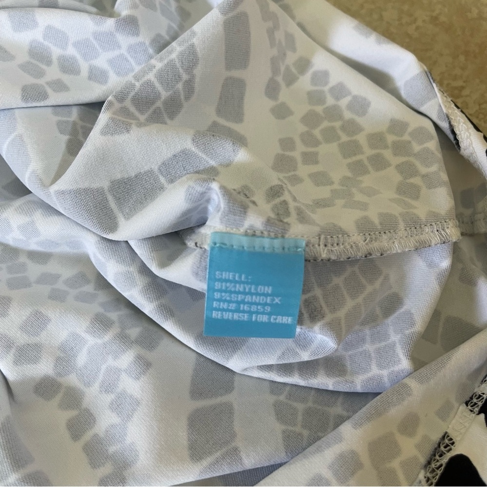 J McLaughlin Catalina Cloth Artsy Dress Blue Paisley 3/4 Sleeve Medium Stretch‎ - Picture 10 of 10